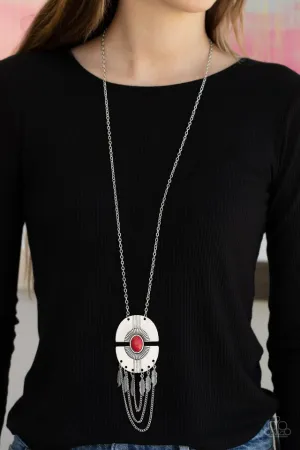 Paparazzi Necklace ~ Desert Culture - Red