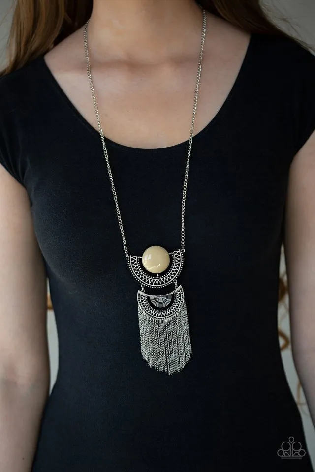 Paparazzi Necklace ~ Desert Diviner - Brown