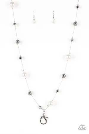 Paparazzi Necklace ~ Eloquently Eloquent - White