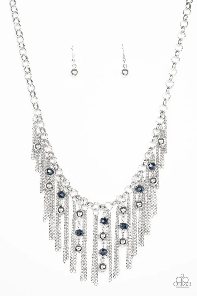 Paparazzi Necklace ~ Ever Rebellious - Blue