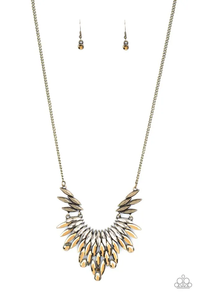 Paparazzi Necklace ~ Leave it to LUXE - Brass