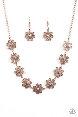 Paparazzi Necklace ~ Spring Beauty - Copper