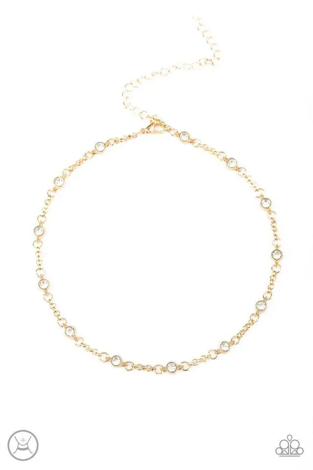 Paparazzi Necklace ~ Stunningly Stunning - Gold