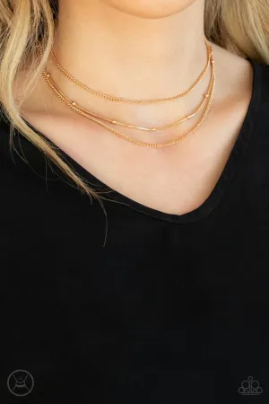 Paparazzi Necklace ~ Subtly Stunning - Gold