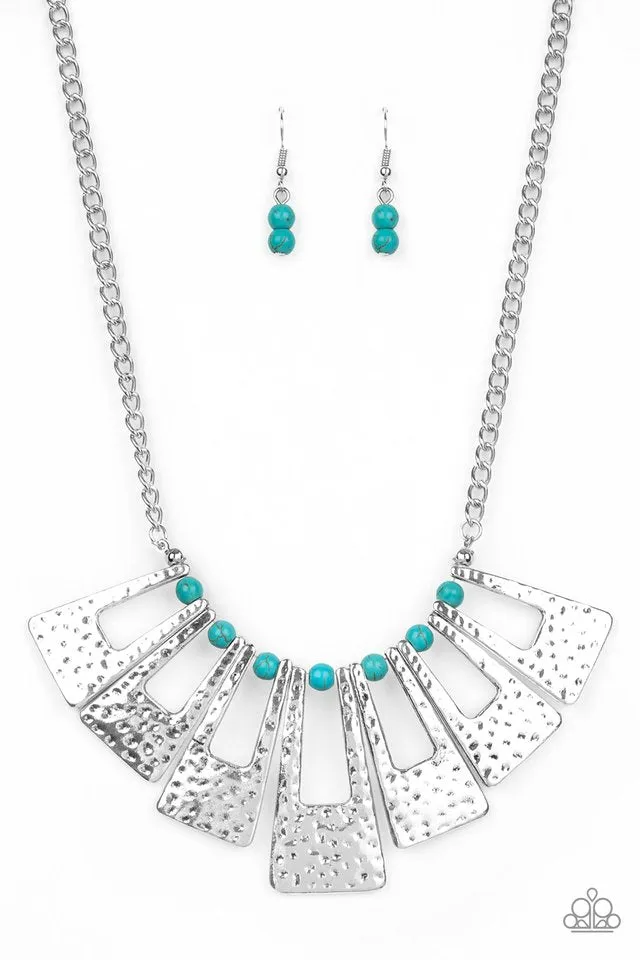 Paparazzi Necklace ~ Terra Takeover - Blue