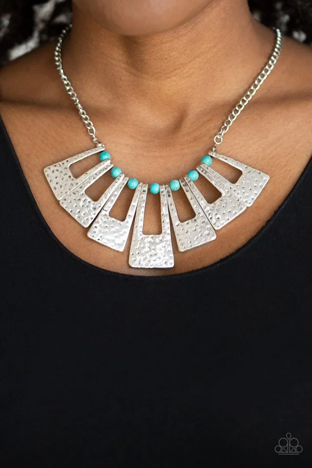 Paparazzi Necklace ~ Terra Takeover - Blue