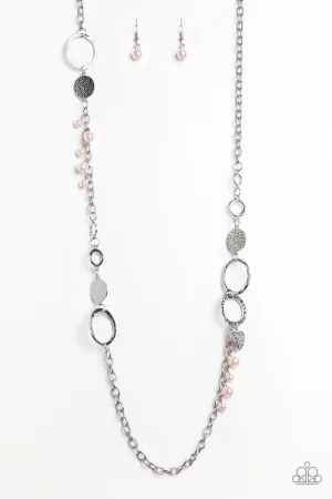 Paparazzi Necklace ~ Unapologetic Flirt - Pink