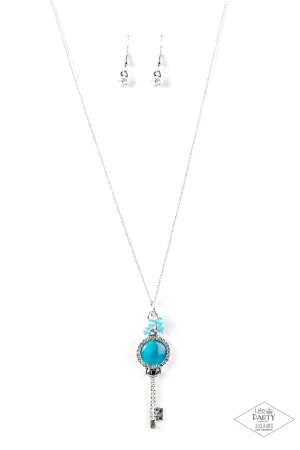 Paparazzi Necklace ~ Unlock Every Door - Blue