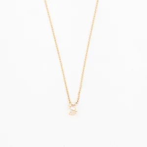 Personalized Initial Diamond Necklace