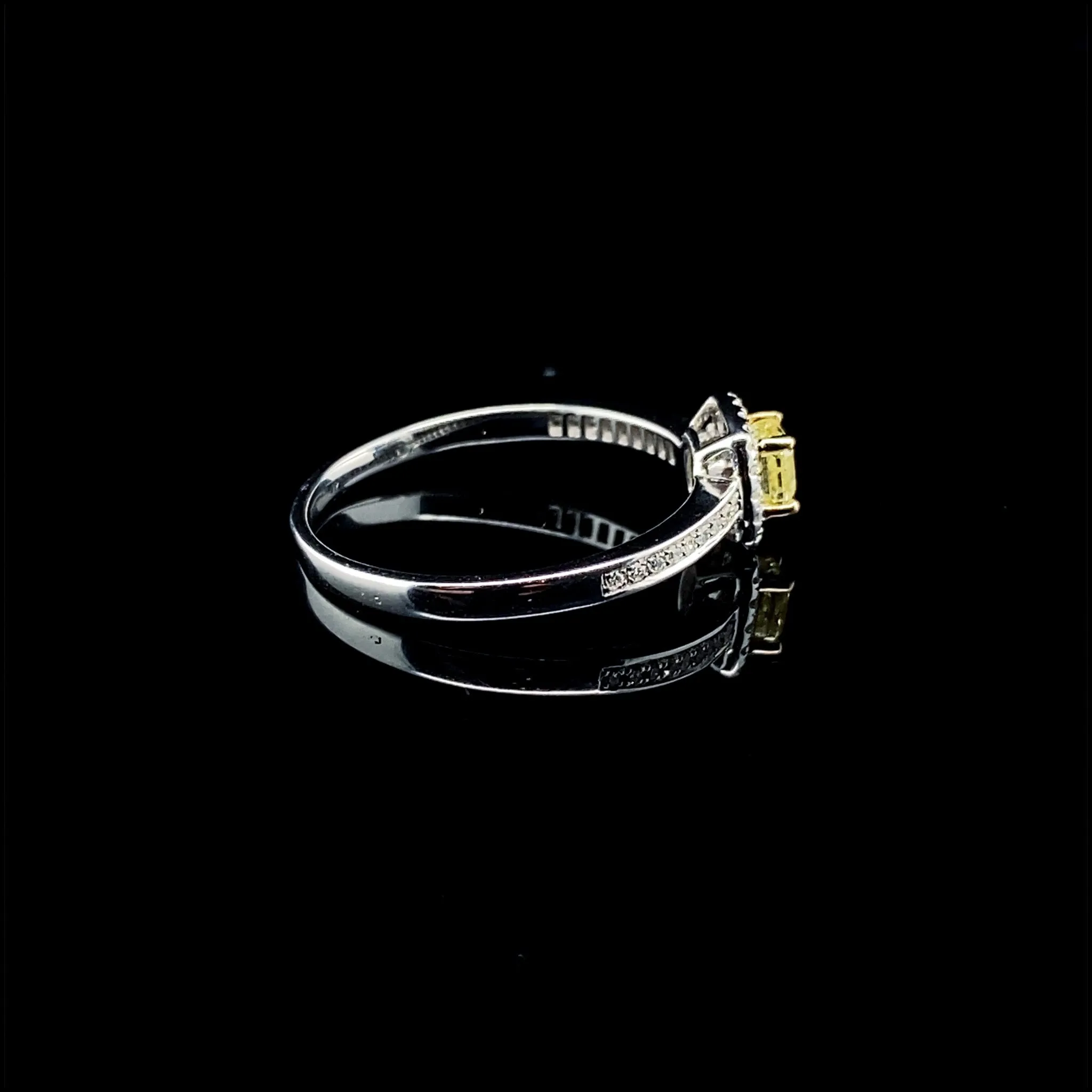 PREORDER | Yellow Twin Diamond Ring 14kt