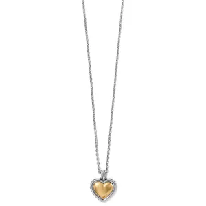 Pretty Tough Bold Heart Petite Necklace - JM7472