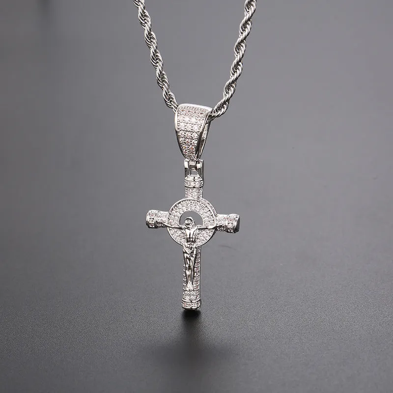 Religious Jesus Full Diamond Pendant