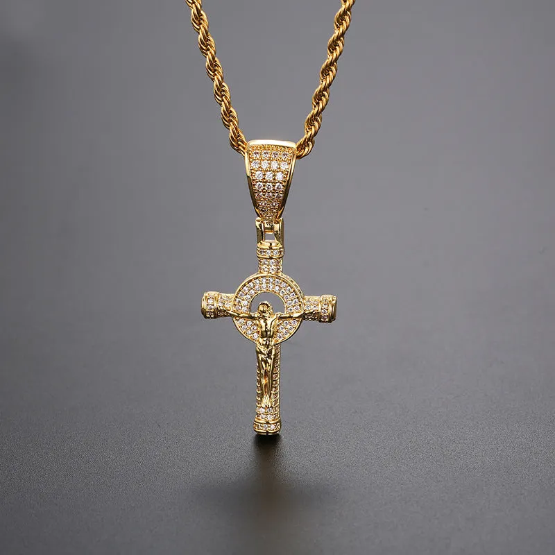 Religious Jesus Full Diamond Pendant