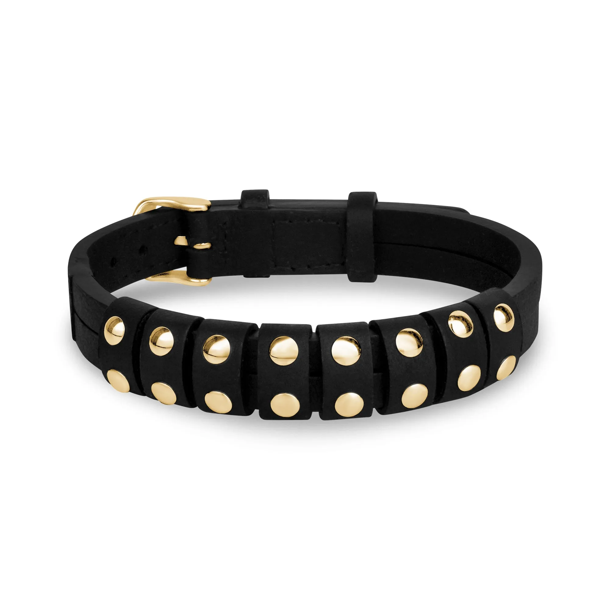 Rockstar Studded Leather Bracelet