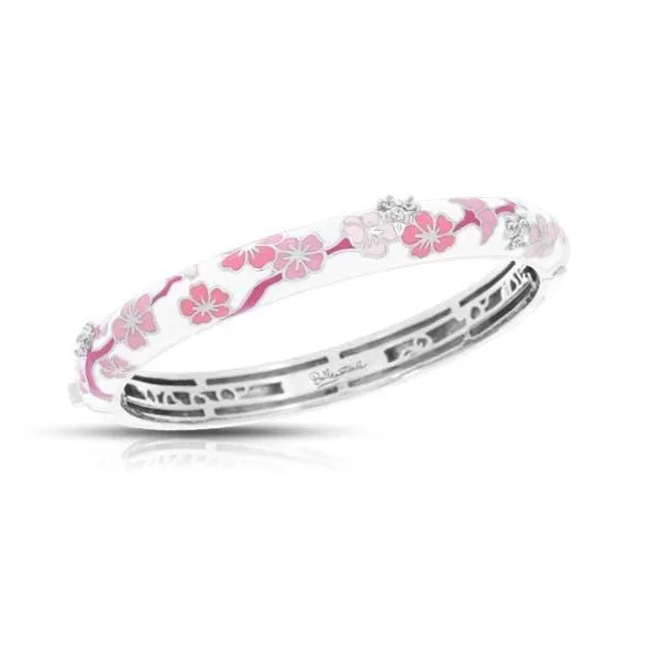 Sakura White Bangle