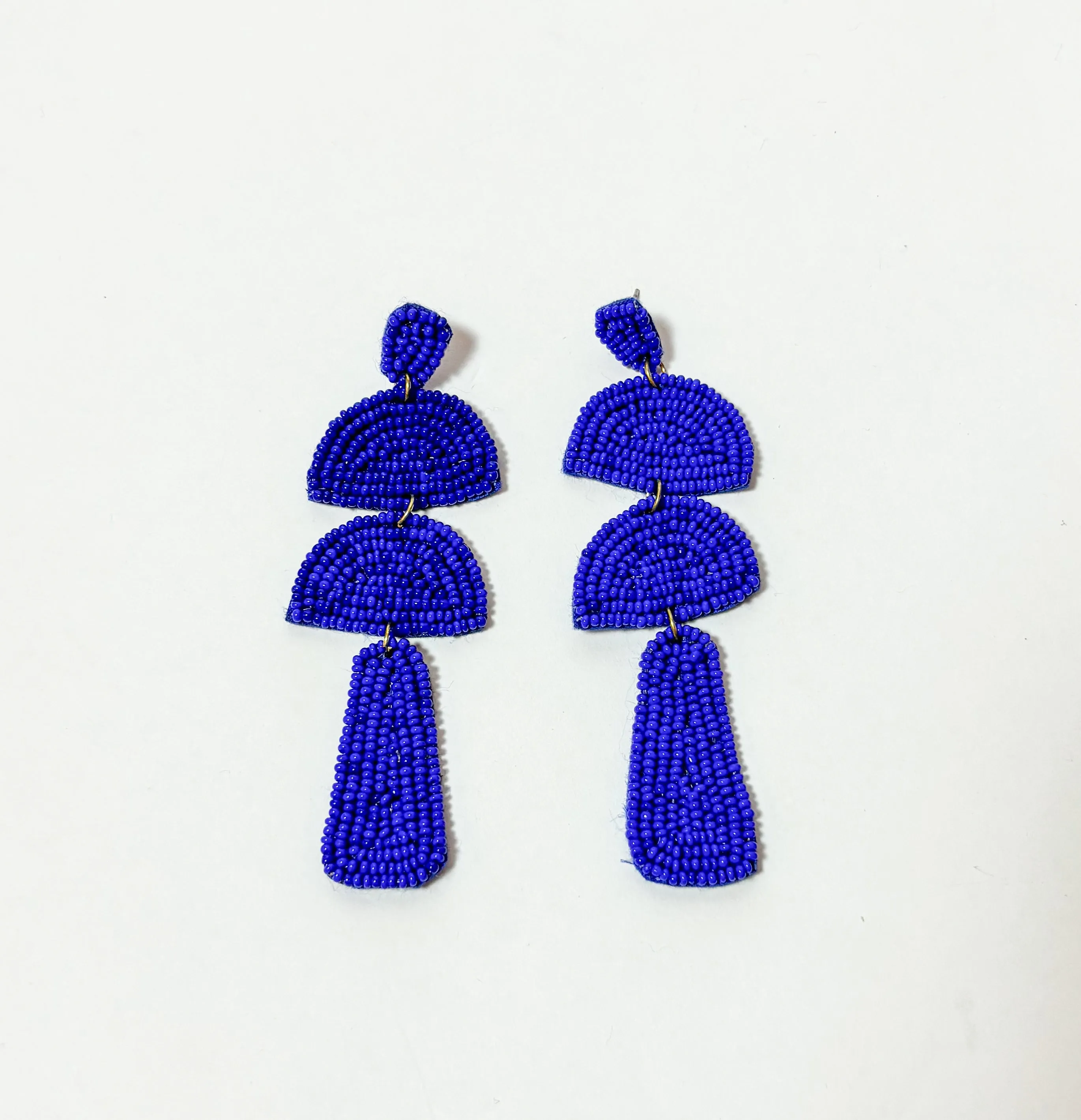 Seed Beads Mushroom Shape Earrings