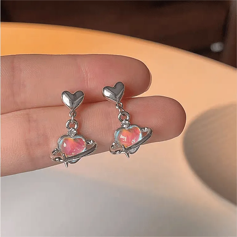 Sweet Heart Dangle Earrings