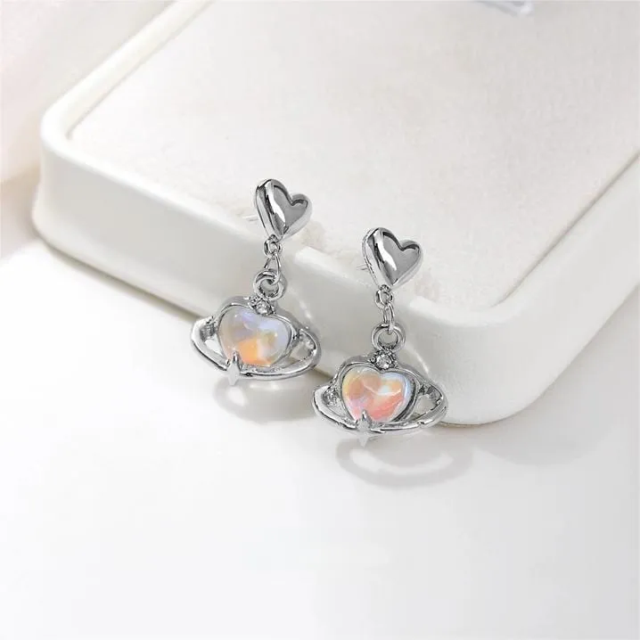 Sweet Heart Dangle Earrings