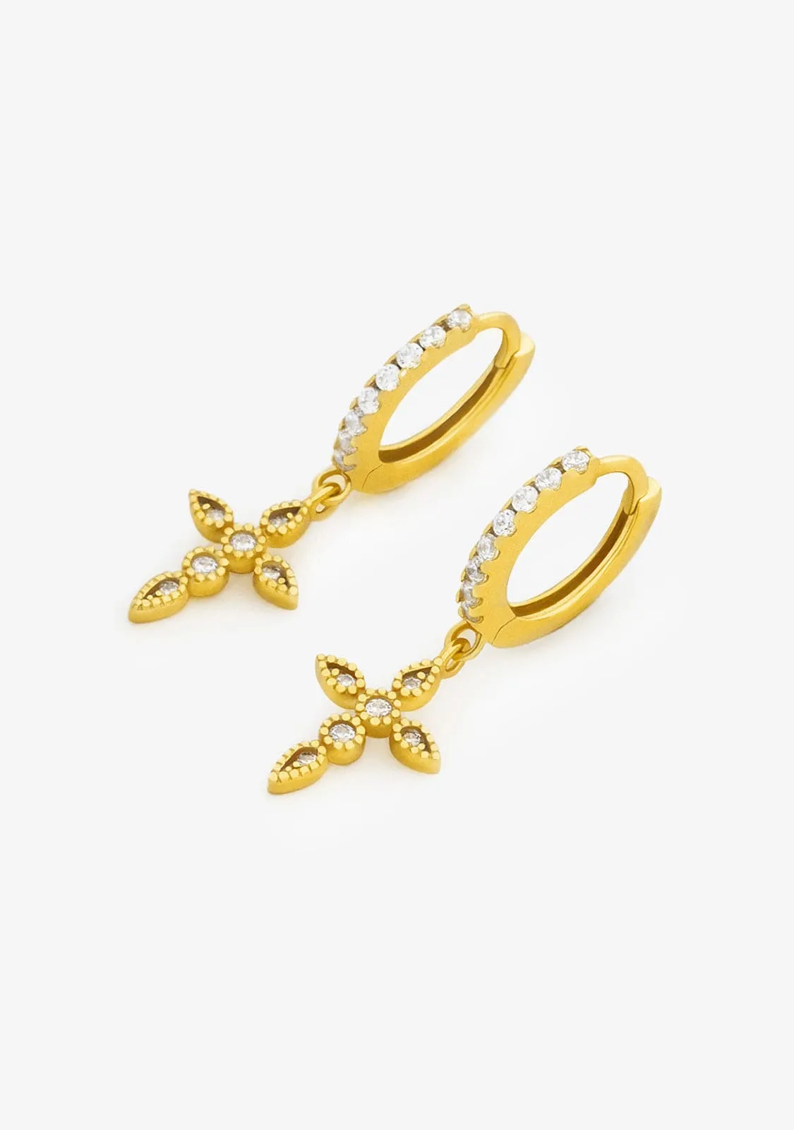 Thea Hoop Earrings Gold