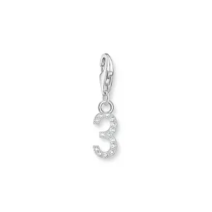 THOMAS SABO Charm Pendant Number "3" Silver