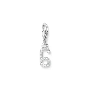 THOMAS SABO Charm Pendant Number "6" Silver