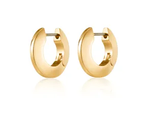 Toni Small Hinged Gold Hoop