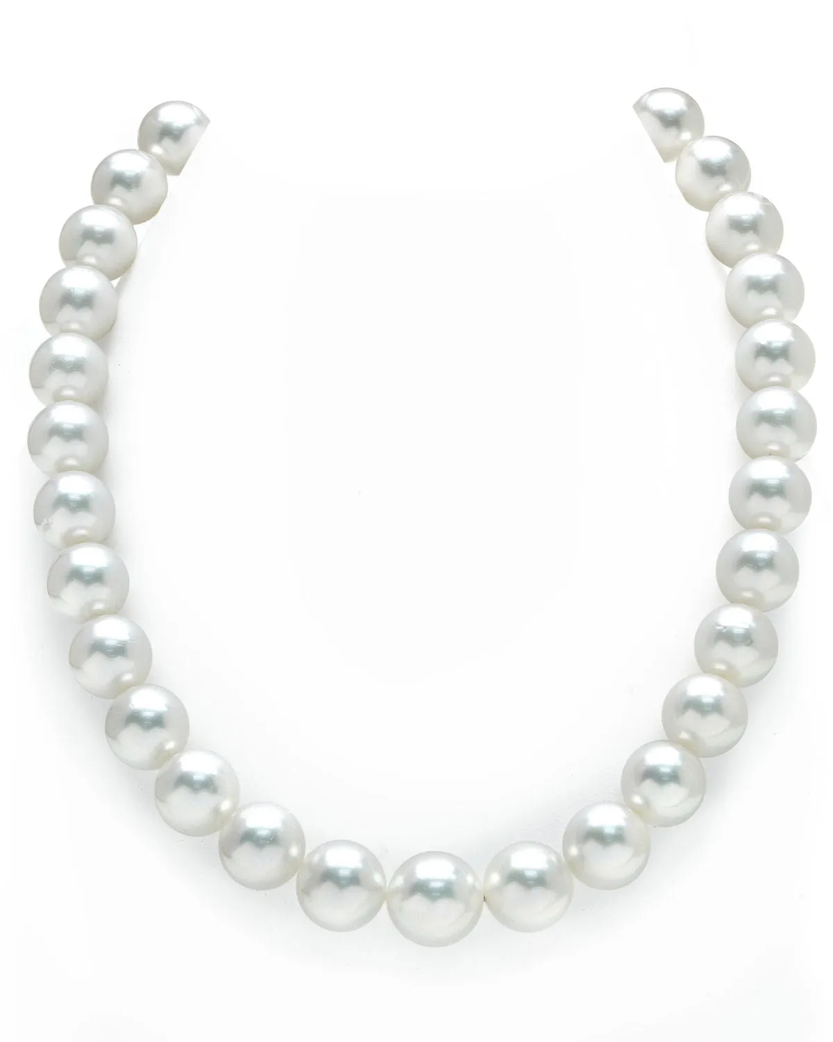 White South Sea Pearl Necklace, 12.0-14.0mm - AAA Quality