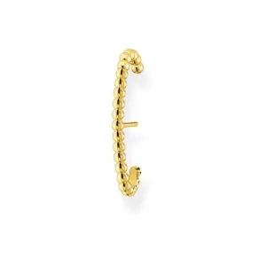 Yellow Gold Dot Arch Single Ear Stud H2154-413-39