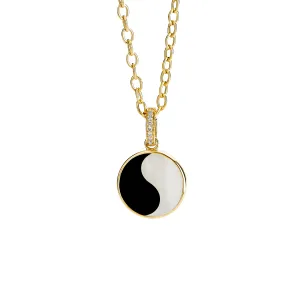 Yin-Yang Diamond Pendant